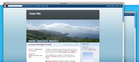 blogger templates: ocean mist